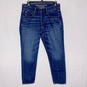 American Eagle Outfitters Vintage Hi Rise Med Wash Straight Leg Jeans 6